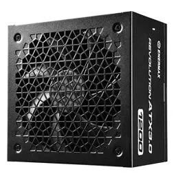 Produktbild: ENERMAX Revolution ATX3.0 Enthusiast Gaming&Streaming PC Netzteil 1200W 80Plus Gold PCIe 5.0 Ready (Voll-Modular, 2X 12VHPWR Kabel, Semi-Fanless), ERA1200EWT, schwarz