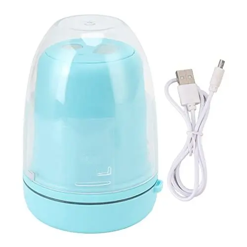 Produktbild: Enforose Tragbarer Entsafter-Mixer, 260 ml, multifunktionaler wiederaufladbarer tragbarer Entsafter-Becher, kleiner Mixer mit 4 Klingen, Obst-Mischmaschine für Reisen, Küche (Blau)