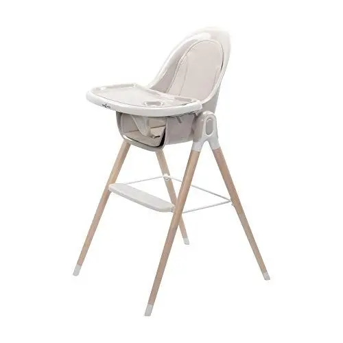 Produktbild: Engel & Storch 2in1 Babyhochstuhl ARTO Kinderhochstuhl Babystuhl Hochstuhl Essstuhl Kombihochstuhl - Grau