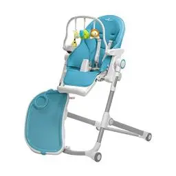 Produktbild: Engel & Storch Baby Hochstuhl HUGO Kinderhochstuhl Babystuhl mitwachsender Hochstuhl Verstellbar und Klappbar, Abnehmbares Tablett und inklusive Spielebogen - in der Farbe Grau