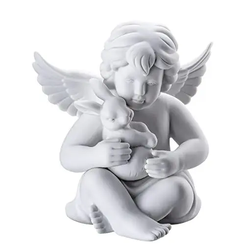 Produktbild: Arzberg Engel mit Hase Weiss Matt 14 cm