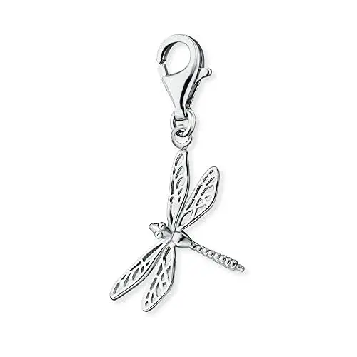 Produktbild: Engelsrufer Damen Charm Anhänger Libelle Dragonfly silber aus Sterling Silber - Karabinerverschluss - nickelfrei