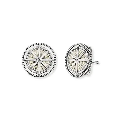 Produktbild: Engelsrufer Damen Ohrstecker Lebensblume aus Sterling Silber, multicolor Zirkonia Steine, Steckverschluss, nickelfrei