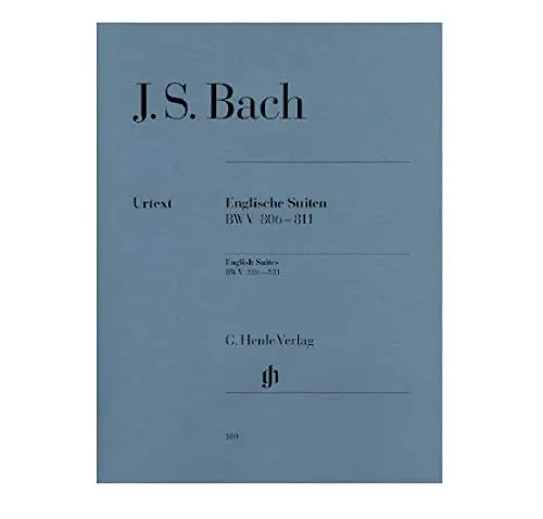 Produktbild: Englische Suiten Bwv 806-811. Klavier: Besetzung: Klavier zu zwei Händen (G. Henle Urtext-Ausgabe)