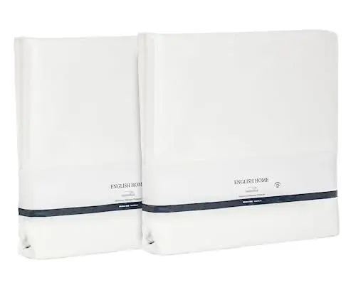 Produktbild: ENGLISH HOME 2-Pack wasserdichte Matratzenschoner 140x200 cm, wasserdichte Matratzenauflage Hygienische und Atmungsaktive, Inkontinenzunterlage Waschbar, Matratzen Topper 140x200, Fresh Touch, Weiß