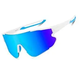 Produktbild: Eninedeuisou Sonnenbrille Fahrradbrille TR90 Rahmen für Herren Damen UV 400 Schutz Schutzbrille MTB Sportbrille für Outdoorsport Radfahren Fahren Laufen Baseball