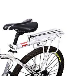 Produktbild: Enkrio Fahradgepaecktraeger Hinten,Fahrradgepäckträger Mountainbike Fahrradzubehör Sattelstütze 50 kg Kapazität,Weiß