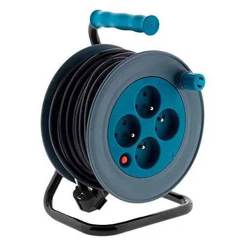 Produktbild: Enrouleur ménager 15m 3G1 mm² - Gris