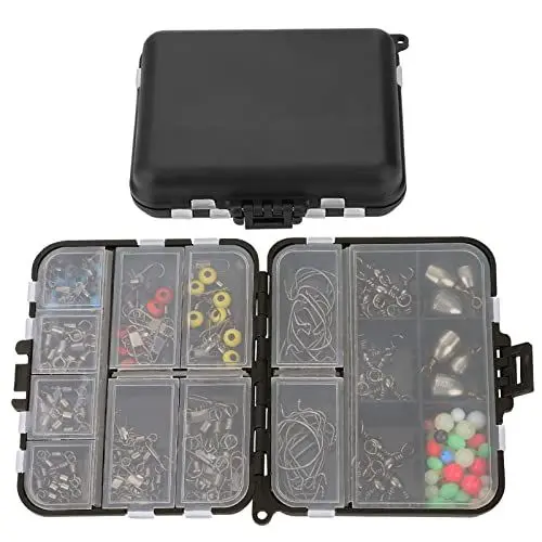 Produktbild: Entatial Angelzubehör-Set, 160-teiliges Angelset, leuchtende Farbe für Vater, Sohn, Ehemann, Verlobten und Freund, Angler