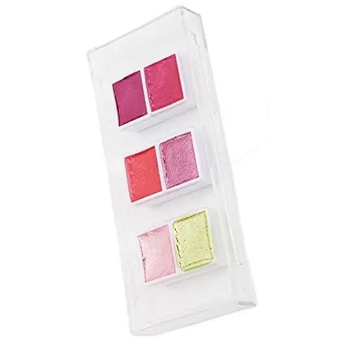 Produktbild: Entatial Aquarellfarben-Set, Aquarell EIN beeindruckendes Geschenk Helle Farben für Aquarell für Graffiti(6 farbige Blumen)