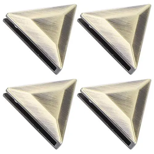 Produktbild: Entatial -Metalldekoration, dreieckige Metallknöpfe, weit verbreitet, verschleißfest, langlebig für -Dekoration für DIY-Taschen für Gute Leistung(Grüne antike B01-51-52063)