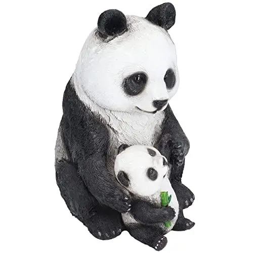 Produktbild: Entatial Simulation Panda Ornamente, realistische Simulation Sonnencreme Panda Garden Statue für Schreibtischdekoration