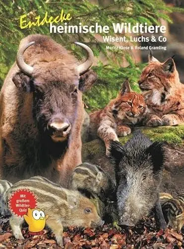 Produktbild: Entdecke heimische Wildtiere: Wiesent, Luchs & Co (Entdecke - Die Reihe mit der Eule: Kindersachbuchreihe)