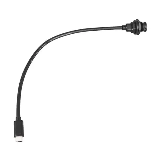 Produktbild: Entdecken Sie Typ-C-auf-Buchse-Kabel-Stecker E10 mit Verbesserter Typ-C3.0-Industriequalität – Perfekte 0,3-Meter-Passform für Einrastbare Drahtseil-HF-Anschlüsse