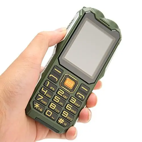 Produktbild: Entsperrtes Telefon für Senioren, Handy mit Großer Taste und 2,4-Zoll-HD-Bildschirm, Entsperrtes 2G-Dual-SIM-Telefon mit Dual-LED-Licht, Ein--Taschenlampe, Unterstützt 2G