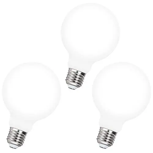 Produktbild: ENUOTEK Dimmbare E27 LED Glühbirne 8W Naturweiß 4000K 870Lm G95 LED Glühbirne Großem Globus Filament Lampen, Edison Schraube E27 LED Leuchtmittel, Entspricht Einer 80W Glühlampe, No Dark Area 3er Pack