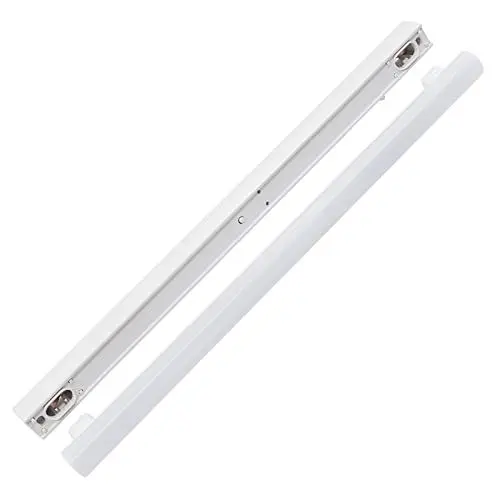 Produktbild: ENUOTEK LED Bad Spiegelleuchte Wandleuchte 8W, Weiß Unterbauleuchte Küche Badezimmer Lampe mit Schalter und 50CM S14S LED Röhre Linienlampe 700Lm Neutralweiß 4000K Nicht Dimmbar für Badezimmer Küche