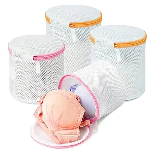 Produktbild: Eono BH Wäschenetz für Waschmaschine, Dessous und Feinwäsche Wäschesack, Wäschebeutel aus Netzstoff Set, ideal für Alle Arten von Kleidung, BHs und Schuhen - 4-Set
