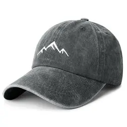 Produktbild: Eoslya Baseballmütze Herren – Schirmstickerei, Klassische Gewaschene, verstellbare Sommer-Sonnenmütze, Sport Strapback Cap für Herren