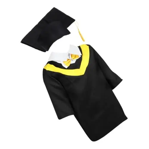 Produktbild: EPIGEIST 1 Satz Junggesellenabschiedskleidung Für Accessoires Für Abschlusskleider Vorschulmütze Und Kleid Kindermütze Und Kleid Abschlusshut Für Polyester (Polyester)