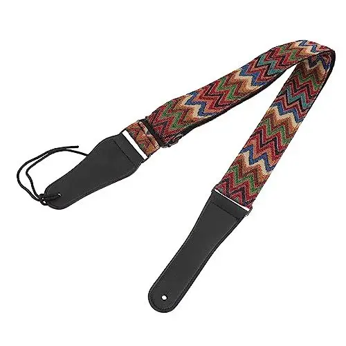 Produktbild: EPIGEIST 1 Stück Einstellbarer Ukulele Gurt aus Hochwertigem Material Bequemer Gitarrengurt für Akustik und Gitarre Bass Leicht und Tragbar für Musiker Flexibel der Anpassbar
