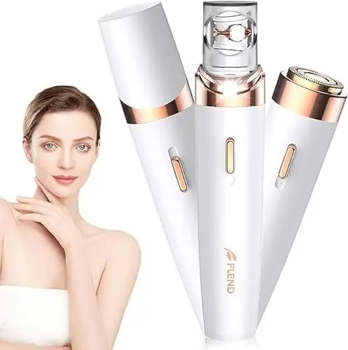 Produktbild: Epilierer Damen, Kabellose Gesichtsepilierer zur Gesichts & Körper Elektrischer Gesichts Epeliergerät mit LED Licht Schmerzfrei Mini Epilierer für Intimbereich Gesicht Achselhöhle Bein Bikinizone