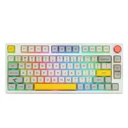 Produktbild: EPOMAKER TH80 Pro Mechanische Gaming-Tastatur,2,4 GHz/Bluetooth,75% Hotswap mit RGB PBT-Tastenkappen für WIN/MAC/PS4/PS5/Xbox (Theory, Gateron Pro Black)