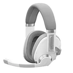 Produktbild: EPOS H3Pro Hybrid PC Gaming Headset mit Mikrofon - Geräuschunterdrückung - Anpassbar - Smart Button Audio Mixing als Bluetooth Kopfhörer und Gaming Suite Surround Sound Windows 10 (Weiß)