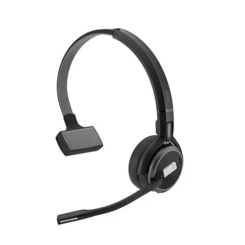 Produktbild: EPOS Impact SDW 5031 - Einseitiges Kabelloses DECT-Headset für Büroprofis, Außergewöhnliche Sprachklarheit, UC-Optimiert