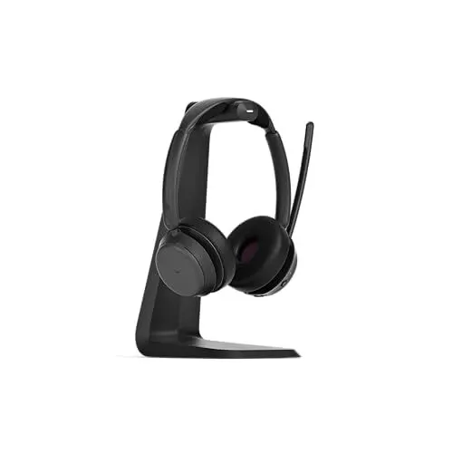 Produktbild: EPOS Impact 1061T ANC Professionelles Bluetooth Headset - Beidseitig, Adaptive ANC, AI Spracherkennung, BrainAdapt Technologie, Überlegener Klang für Büroumgebungen mit hoher Dichte