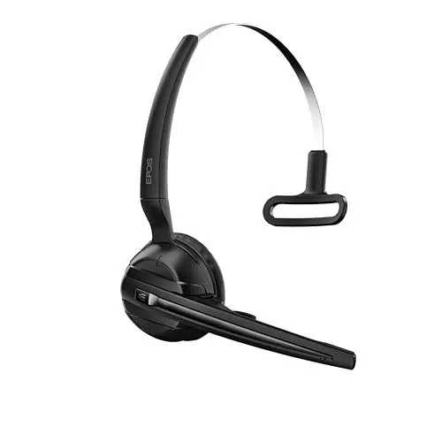Produktbild: Impact D 10 USB ML - EU II - Einseitiges Wireless DECT Headset, UC-Optimiert, Geräuschunterdrückendes Mikrofon, Vielseitige Tragestile, Schnellladefunktion, Lange Sprechzeit, Klare Anrufqualität