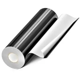 Produktbild: EPRCUT Vinylfolie Plotter, Plotterfolie Vinyl Rolle Schwarz Glänzende 30,5 x 1524cm Wasserdicht Selbstklebende Folie Permanentes Dauerhaften Aufklebern für Cricut, DIY, Bastelprojekte, Party