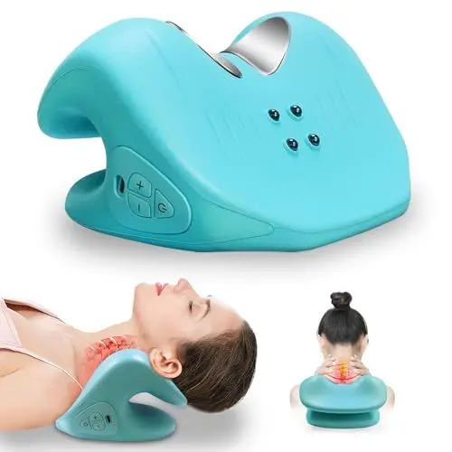 Produktbild: EPROICKS Nackenmassagegerät Elektrisch Kabellos, Massagegerät Nacken Tragbar mit Wärme für Nacken & Schultern - Wiederaufladbar & 8 Intensitätsstufen