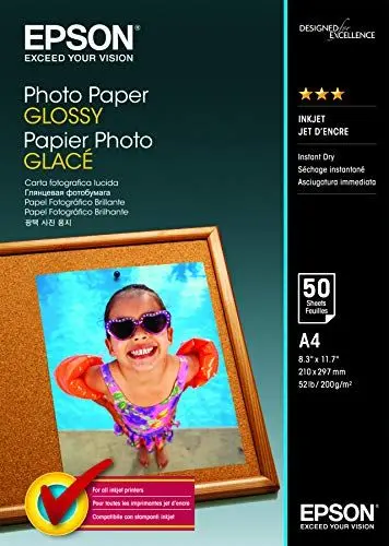 Produktbild: EPSON Foto Papier glänzend A4 50 Blatt 1er-Pack, 20