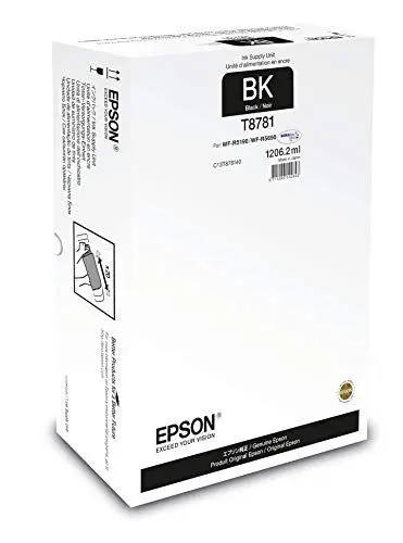 Produktbild: Epson C13T878140 passend für WFR5190DTW Tinte schwarz 1206,2ml