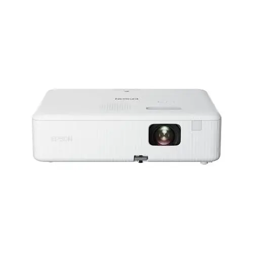 Produktbild: Epson CO-W01 3LCD-Data Projector Full HD 1200x800, 3.000 Lumen Weiß- und Farbhelligkeit, 378 Zoll, weiß