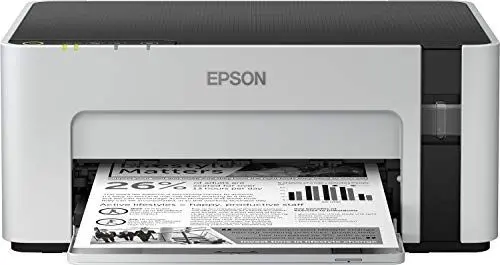 Produktbild: Epson EcoTank ET-M1120 nachfüllbarer Schwarzweißdrucker (Singlefunction, DIN A4, Wi-Fi, USB 2.0) großer Tintenbehälter, hohe Reichweite, niedrige Seitenkosten