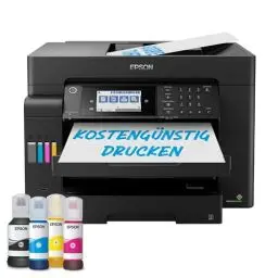 Produktbild: Epson EcoTank ET-M16600 4-in-1 Mono Tinten-Multifunktionsgerät (Kopie, Scan, Fax, A3, ADF, Full-Duplex, WiFi, Ethernet, Display, USB 2.0), großer Tintentank, hohe Reichweite, niedrige Seitenkosten