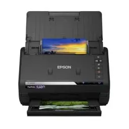 Produktbild: Epson FastFoto FF-680W Scanner (scannt 10 x 15 Foto in einer Sekunde, bis DIN A4, beidseitiger Scan, automatische Ausrichtung, Zuschnitt und Optimierung, Bilder einfach speichern)