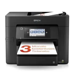 Produktbild: Epson WorkForce Pro WF-4830DTWF A4 kabelloser Multifunktions-Tintenstrahldrucker inkl. 3 Monaten kostenloser Tinte mit ReadyPrint Flex-Abo*