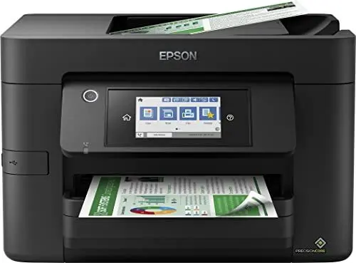 Produktbild: Epson WorkForce Pro WF-4820DWF A4-Multifunktions-Tintenstrahldrucker mit kabellosem Betrieb und 3 Monaten kostenloser Tinte mit ReadyPrint-Abonnement im Rahmen von Advantage+*