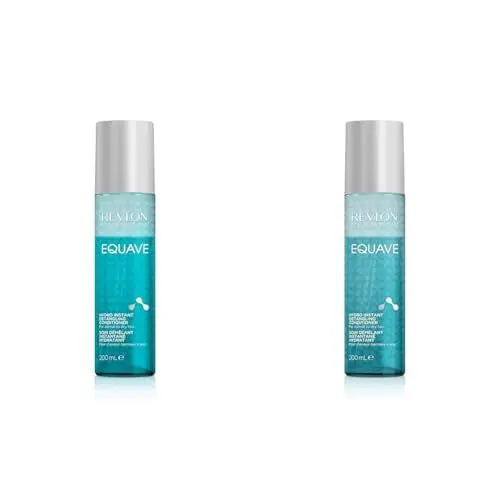 Produktbild: EQUAVE Hydro Nutritive Detangling Conditioner, entwirrender Leave-in Conditioner, 2-Phasen-Formel für sofort sichtbare Ergebnisse bei trockenem & strapaziertem Haar (Packung mit 2)