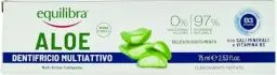 Produktbild: equilibra Zahnhygiene Aloe Zahnpasta Multiaktiv Aloe Vera Zahnpasta mit sanftem Gel mit frischem Geschmack, hilft gegen Karie, Zahnstein und Zahnfleischerkrankungen, 75 ml, 1 Stück