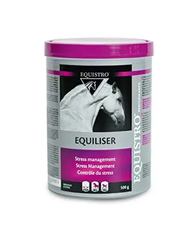 Produktbild: EQUISTRO® Equiliser | Ergänzungsfuttermittel für Pferde mit hochkonzentriertem Magnesium| Kann unerwünschtes Verhalten reduzieren | Bei Anzeichen von Überreiztheit | Premium Qualität | 500g