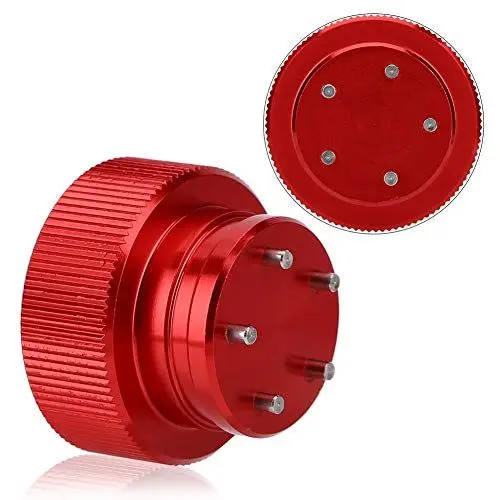 Produktbild: equlup Putter-Gewichtsschlüssel, Golf Custom Putter-Schrauben, runde Golf-Schraube, Schraubenschlüssel, Werkzeug, Golfschlägerköpfe, Putter für Scotty Cameron Putter (Red)
