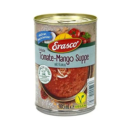 Produktbild: Erasco Karibische Tomate-Mango Suppe, 395 ml