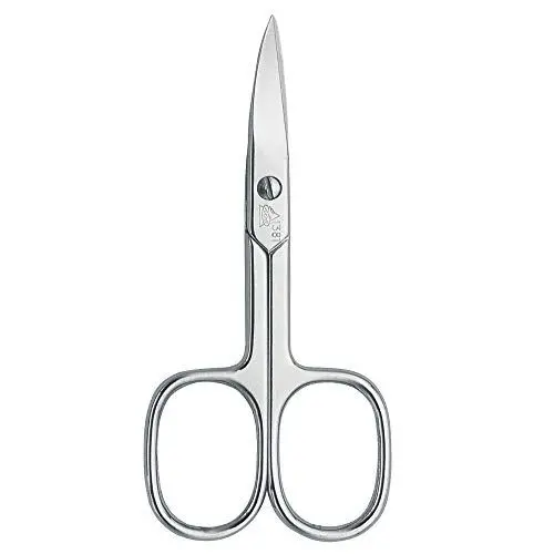 Produktbild: ERBE Solingen Nagelschere, Kullenblatt, 9 cm - Mit griffiger Mikro-Zahnung zum abrutschsicheren Kürzen der Nägel, gebogene Schneide - langlebiger, geschmiedeter Spezialstahl von Meisterhand geschärft