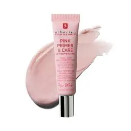 Produktbild: Erborian Pink Primer & Care - Make-up Primer für alle Hauttöne - Grundierung und Hydration für glatte und strahlende Haut - Koreanische Kosmetik mit Diospyros Kaki-Extrakt