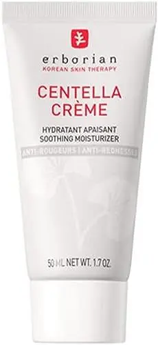 Produktbild: Erborian - Centella Cream mit Centella Asiatica und Hyaluronsäure - Beruhigende Feuchtigkeitscreme - Koreanische Hautpflege - Anti-Rötungen - 50 ml