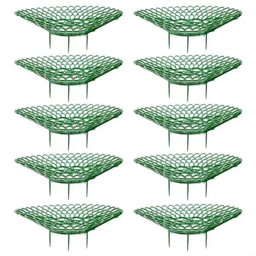 Produktbild: Erdbeerstützen Erdbeerregal Gartengeräte Pflanzregal Anbauregal Balkon Topfgemüse Tablettregal Erdbeere Unterstützt Erdbeerschale Erdbeeren Anbauen Für Erdbeeren Tomaten Paprika(S 10pcs)